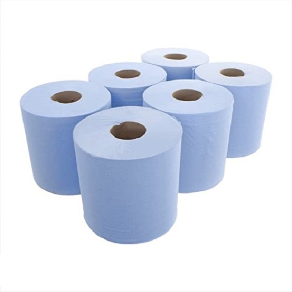 Blue Centrefeed Rolls pack of 6 bulk buy online now
