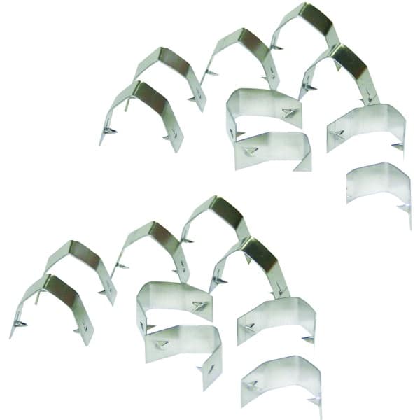 Aluminium Skirt Clips per box of 2,000 Great Value!