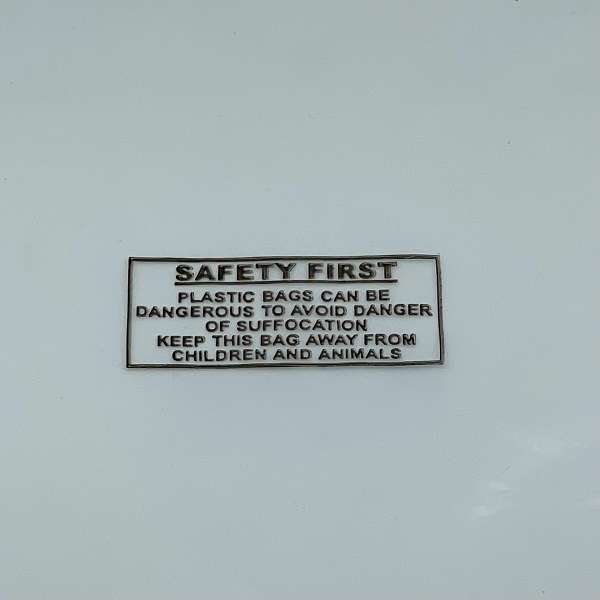 Clear Printed Suffocation Warning Bags Great Prices