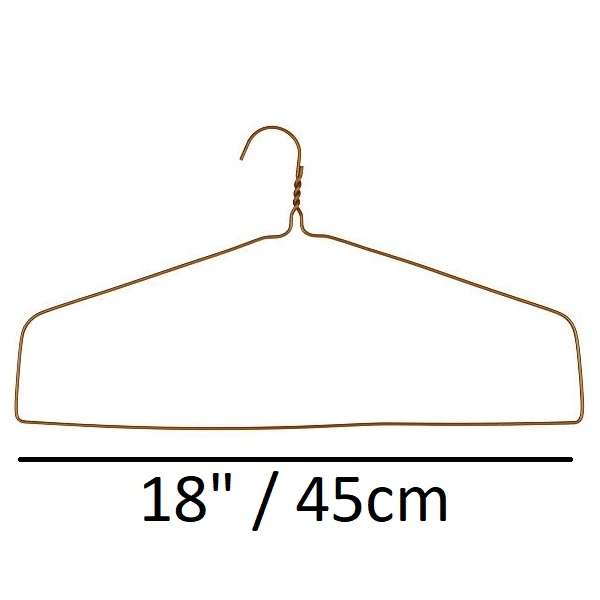 Curtain Hangers Wire 18" Bronze