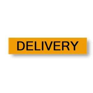 Delivery instruction tuff tape