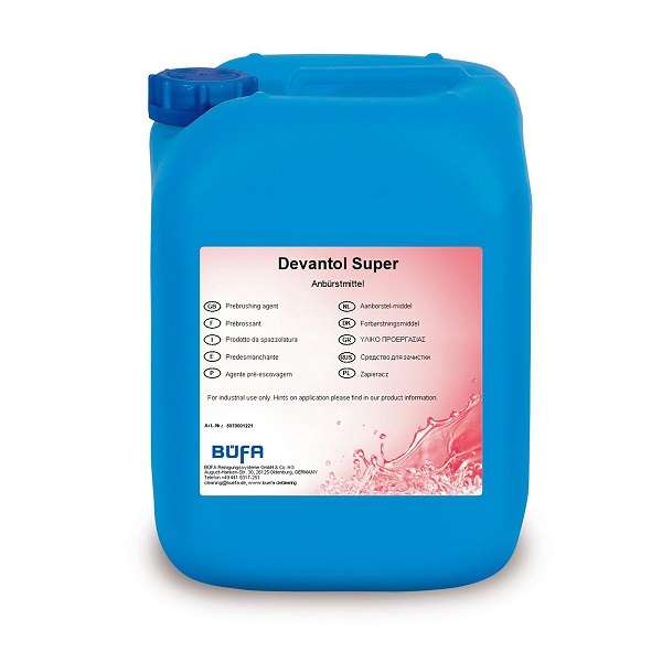 Devantol Super 20 litres from Buefa Brilliant Pre-Brushing Agent for Dry Cleaning