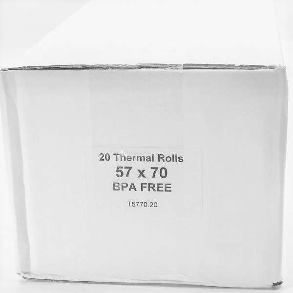 Discount Till Rolls 57x70mm per box of 20