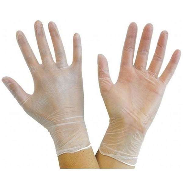 Disposable Vinyl Gloves Powder Free per box of 100 at Great Prices!