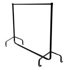 Heavy Duty Clothes Rails Black 6ft Long Manufactured in Europe, Great Value