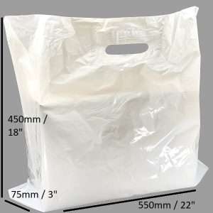 Large White Carrier Bags