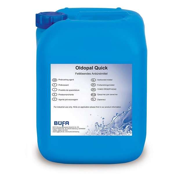 Oldopal Quick Emulsifer 10kg Brilliant Grease Remover on Delicates!
