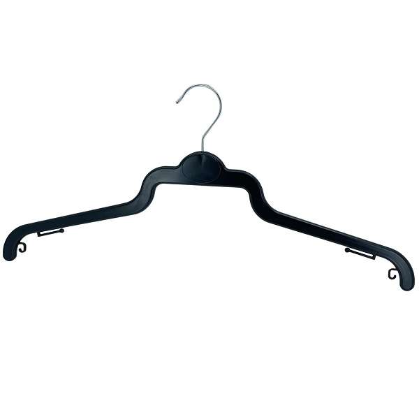 Plastic Shirt Hangers 45cm wide Black Great Value Box of 325!