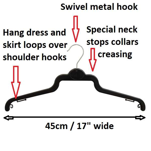 Plastic Shirt Hangers Great Presentation!