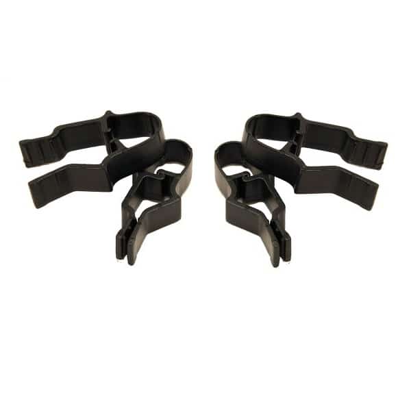Plastic skirt clips