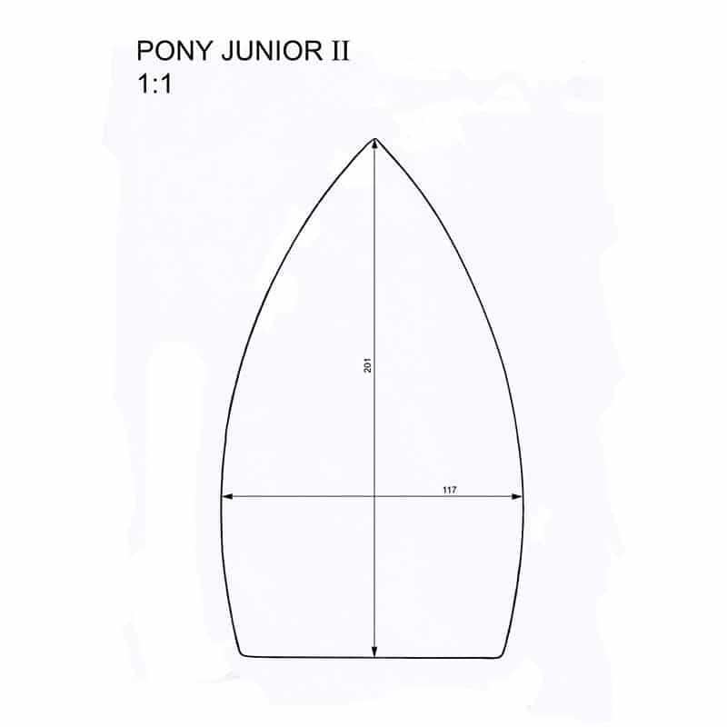 Pony Junior II iron shoes