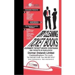 Service wash laundry ticket books