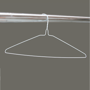 White Plain Wire Hangers 16" at Great Prices!